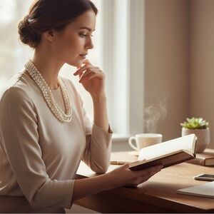 Elegant Multi-Strand Pearl Necklace